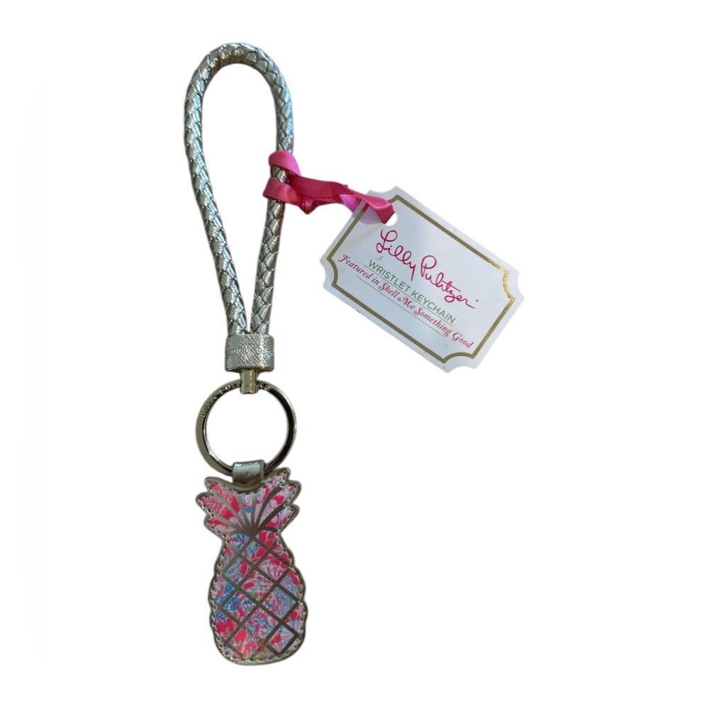LILI PULITZER Pineapple Wristlet Key Chain